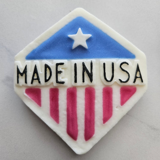 Americana MADE IN USA READY TO FLOOD Buttercream Fondant Stamp and Cookie Cutter Set