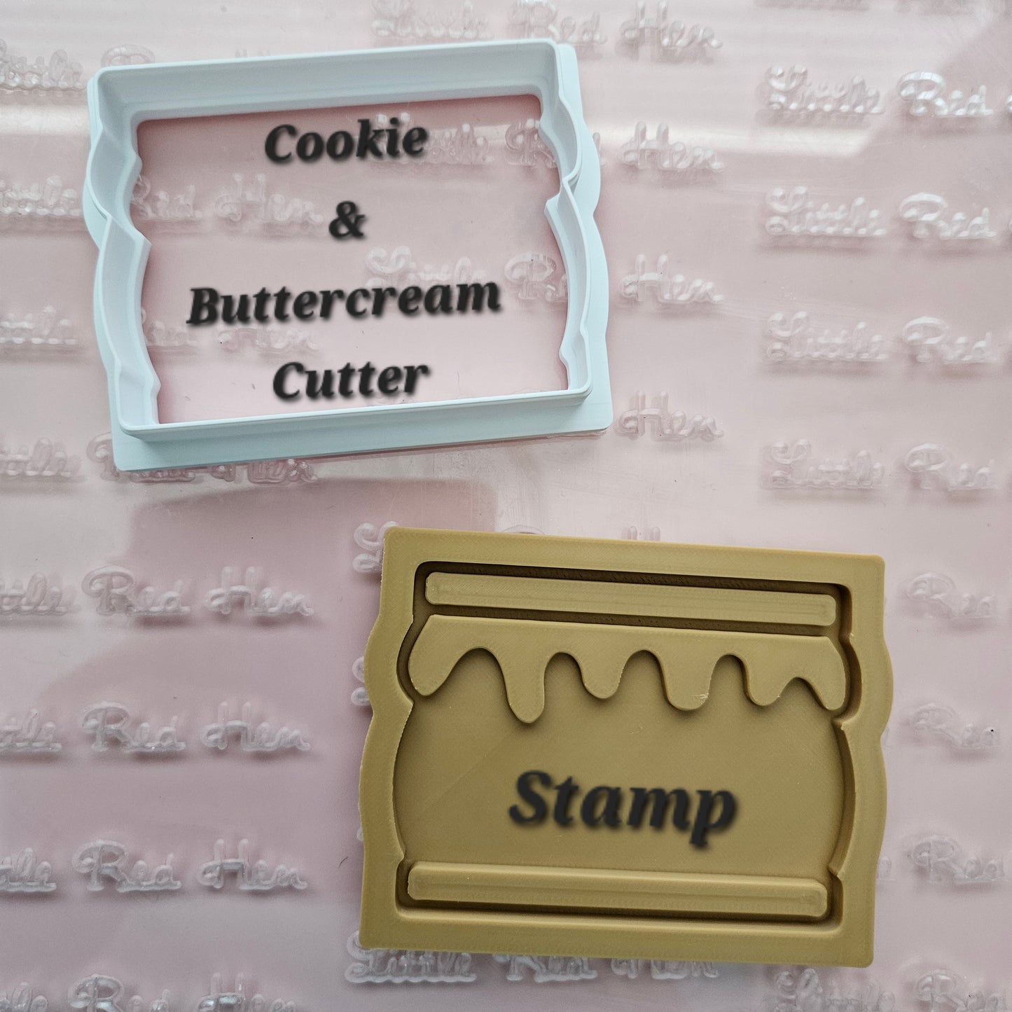 S'more READY TO FLOOD Buttercream Stamp and Cookie Cutter Set