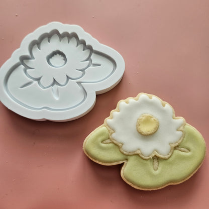 Lily Pad DOUGH STAMP // READY TO FLOOD Stamp and Cookie Cutter Set