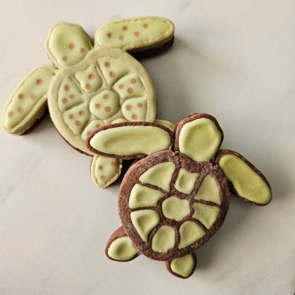 Sea Turtle DOUGH STAMP // READY TO FLOOD Stamp and Cookie Cutter Set