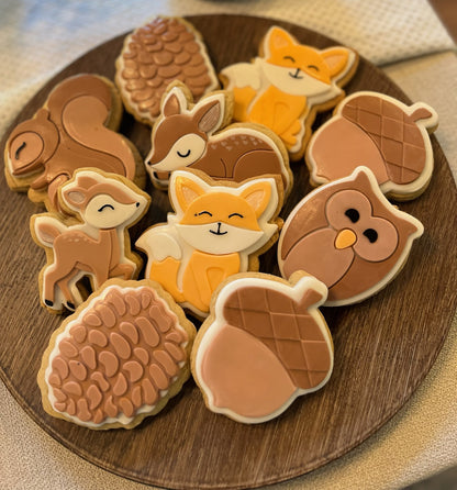 Pinecone Buttercream and Fondant Stamp and Cutter Set