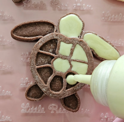 Sea Turtle DOUGH STAMP // READY TO FLOOD Stamp and Cookie Cutter Set