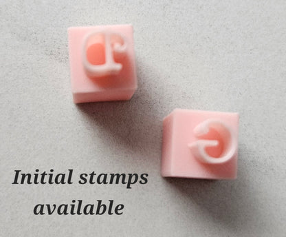 Fireplace Fondant and Buttercream Stamp and Cutter Set (and Optional Initial Stamps)