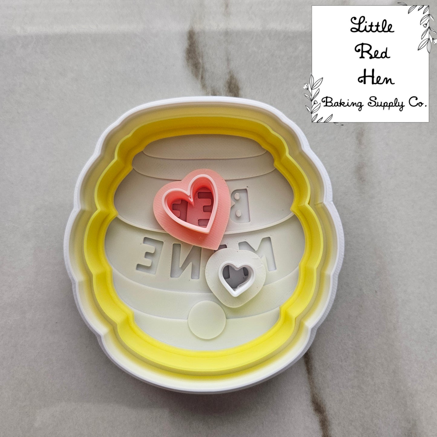 Bee Hive Fondant and Buttercream Stamp and Cutter Set