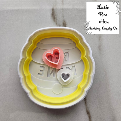 Bee Hive Fondant and Buttercream Stamp and Cutter Set