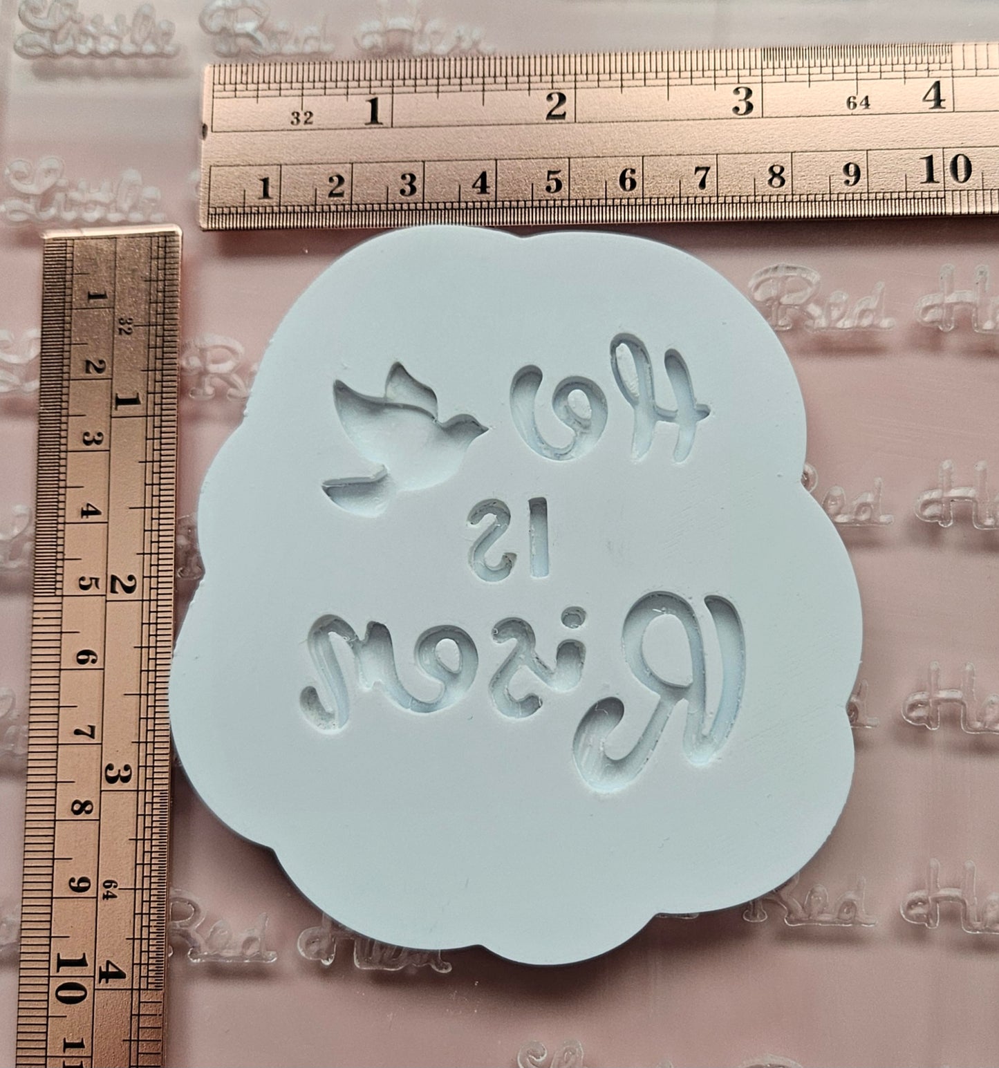 Easter He is Risen Fondant and Buttercream Stamp and Cutter Set
