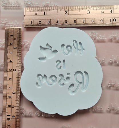 Easter He is Risen Fondant and Buttercream Stamp and Cutter Set