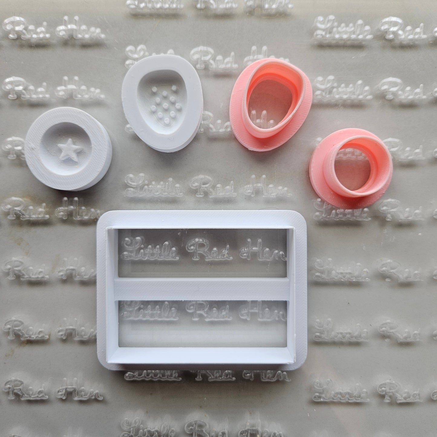 Berry Cake Buttercream Stamp and Cookie Cutter Set for Mega Cookie or Cookie Cake
