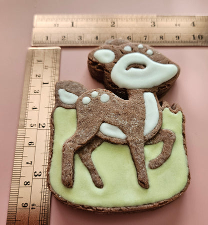 Deer DOUGH STAMP // READY TO FLOOD Stamp and Cookie Cutter Set