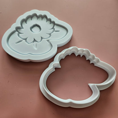 Lily Pad DOUGH STAMP // READY TO FLOOD Stamp and Cookie Cutter Set
