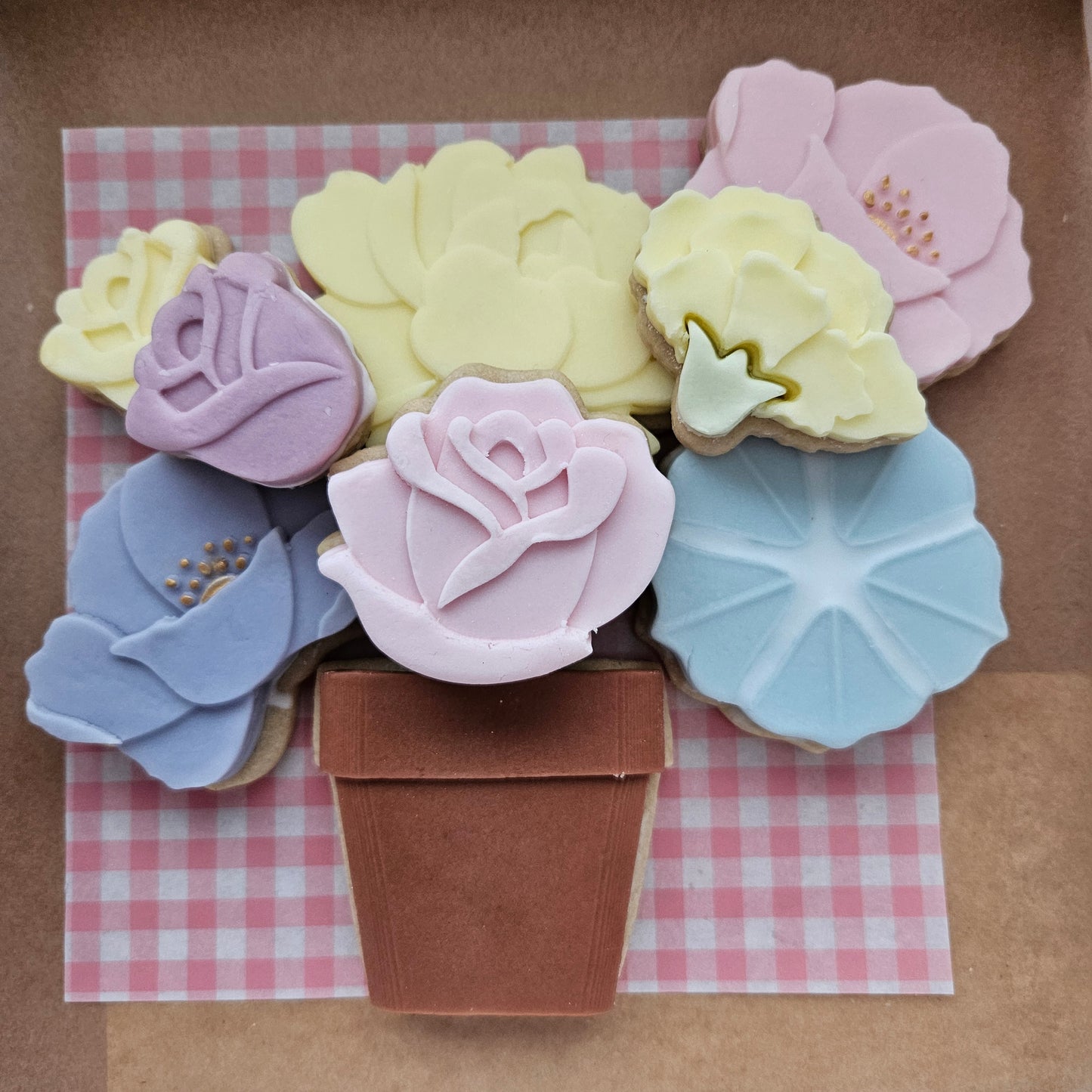Roses Blossom Bloom Buttercream Fondant Stamp and Cookie Cutter Set