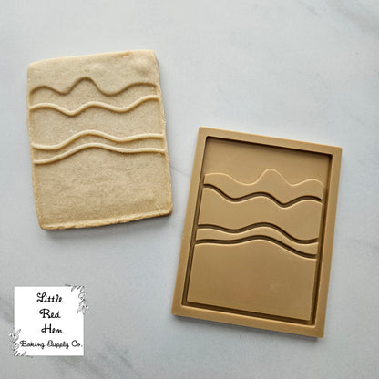 Beach DOUGH STAMP // READY TO FLOOD Stamp and Cookie Cutter Set