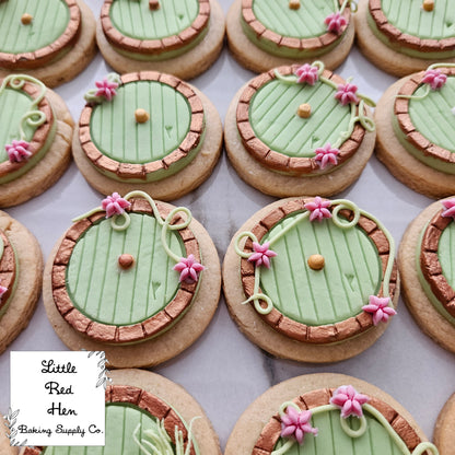 Hobbit Door Buttercream Stamp and Cutter Set