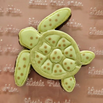 Sea Turtle DOUGH STAMP // READY TO FLOOD Stamp and Cookie Cutter Set