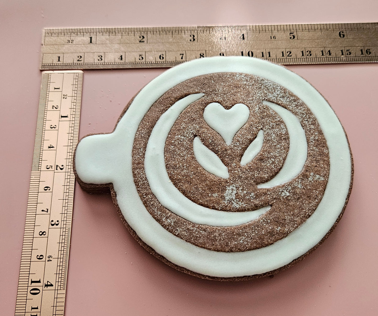 Cappuccino Top DOUGH STAMP // READY TO FLOOD Stamp and Cookie Cutter Set