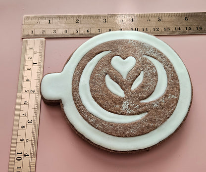 Cappuccino Top DOUGH STAMP // READY TO FLOOD Stamp and Cookie Cutter Set