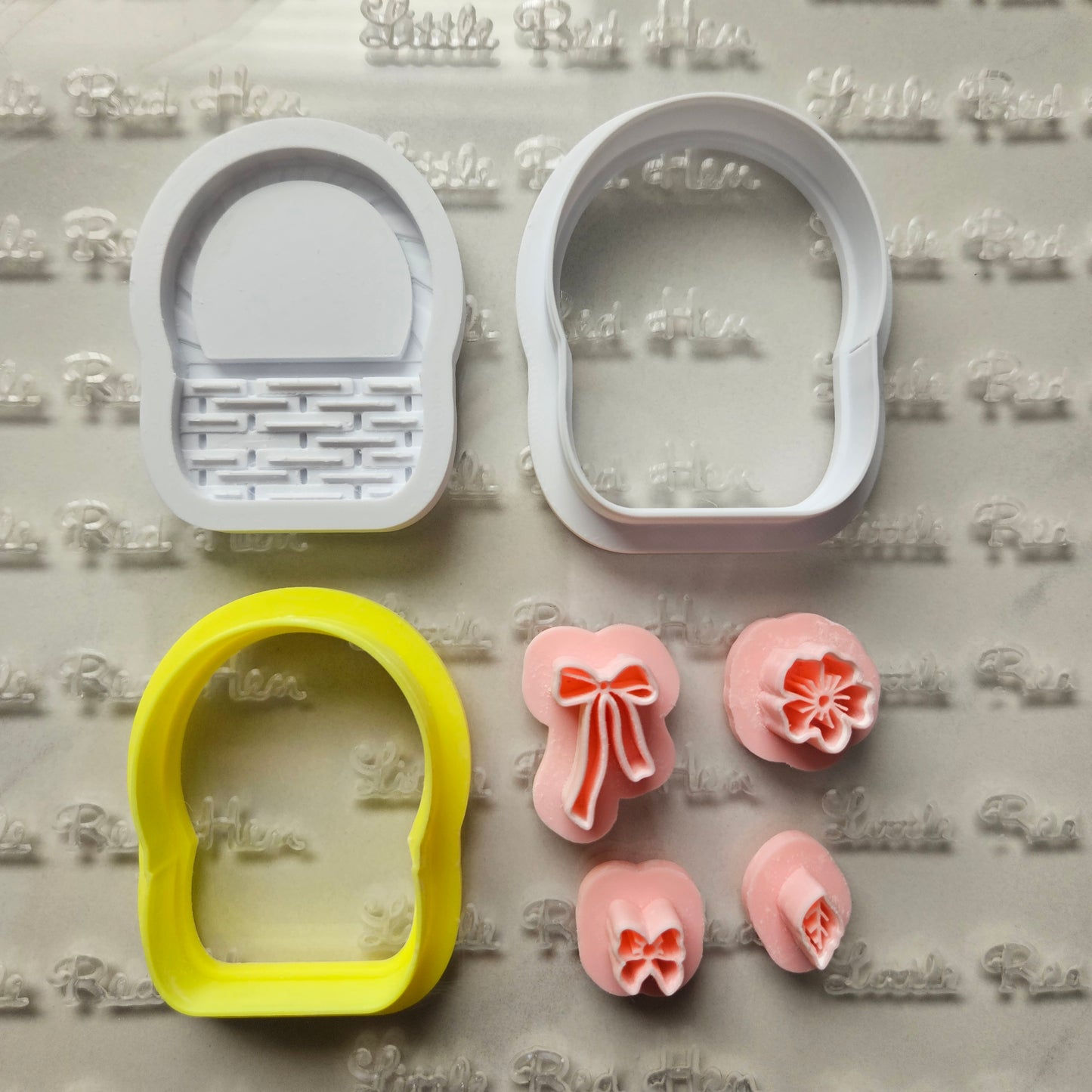 Easter Basket Fondant and Buttercream Stamp and Cutter DELUXE Set