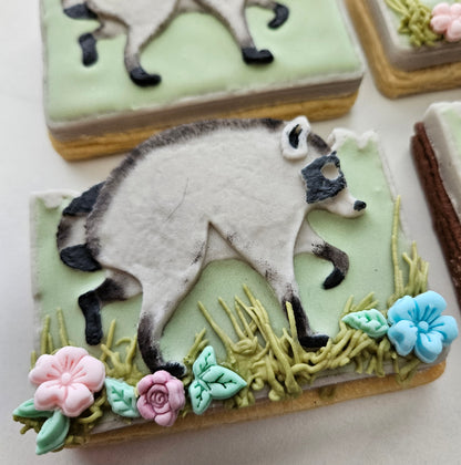 Jimothy the Racoon READY TO FLOOD Buttercream Stamp and Cookie Cutter Set