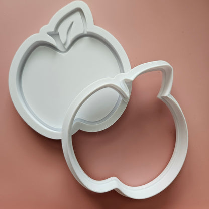 Apple DOUGH STAMP // READY TO FLOOD Stamp and Cookie Cutter Set