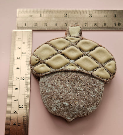 Acorn DOUGH STAMP // READY TO FLOOD Stamp and Cookie Cutter Set
