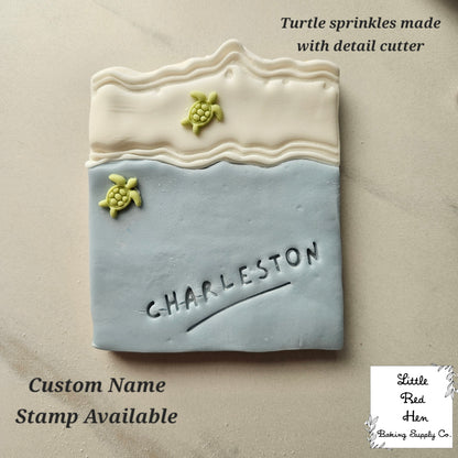 Beach Fondant and Buttercream Stamp and Cutter Set