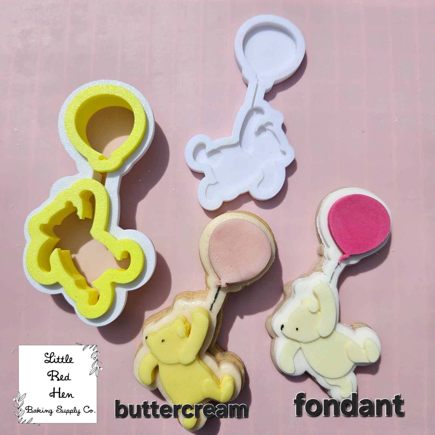 Silly Ol' Bear Buttercream and Fondant Stamp and Cutter Set