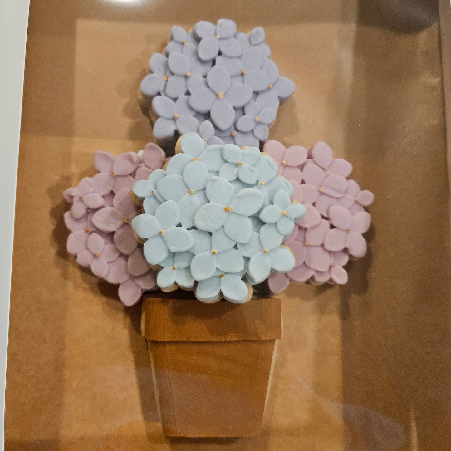 Hydrangea Blossom Bloom Buttercream Fondant Stamp and Cookie Cutter Set