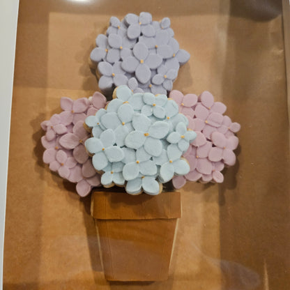 Hydrangea Blossom Bloom Buttercream Fondant Stamp and Cookie Cutter Set