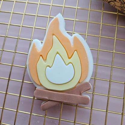 Camp Fire Fondant Stamp and Cutter Set