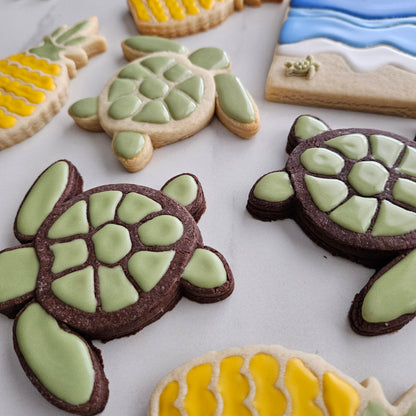 Sea Turtle DOUGH STAMP // READY TO FLOOD Stamp and Cookie Cutter Set