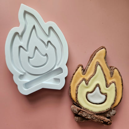 Camp Fire DOUGH STAMP // READY TO FLOOD Stamp and Cookie Cutter Set