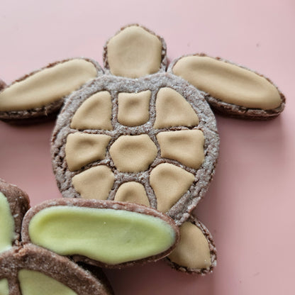 Sea Turtle DOUGH STAMP // READY TO FLOOD Stamp and Cookie Cutter Set