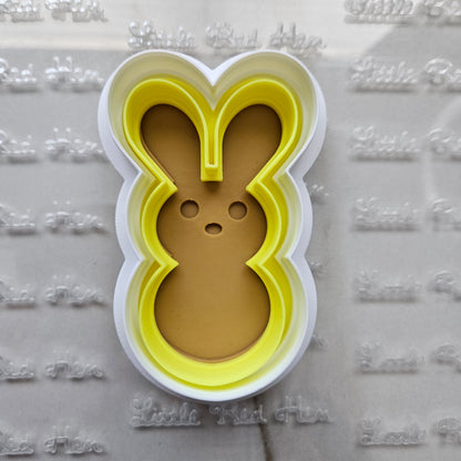 Peeps Bunny Easter Fondant and Buttercream Stamp and Cutter Set