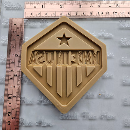 Americana MADE IN USA READY TO FLOOD Buttercream Fondant Stamp and Cookie Cutter Set