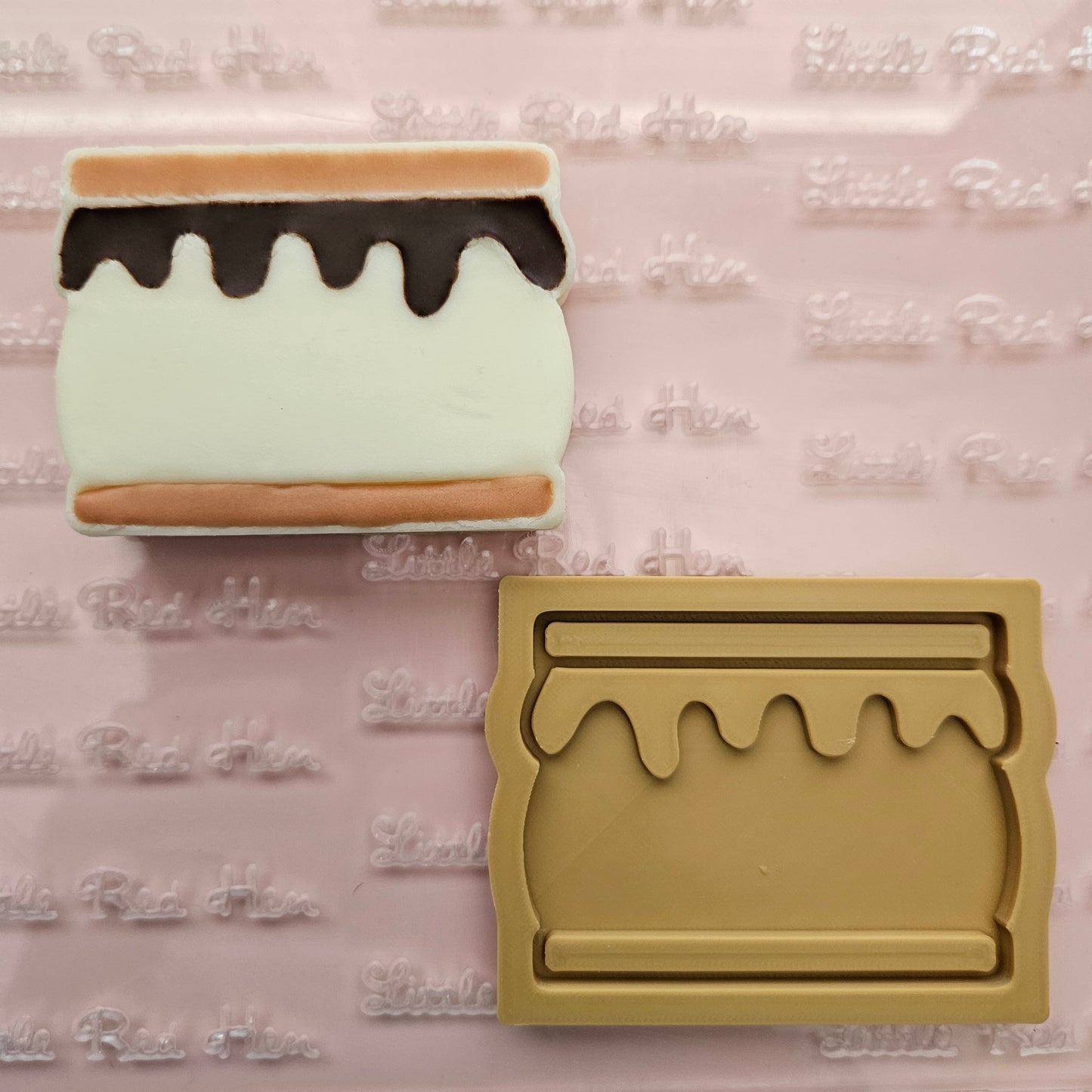 S'more READY TO FLOOD Buttercream Stamp and Cookie Cutter Set