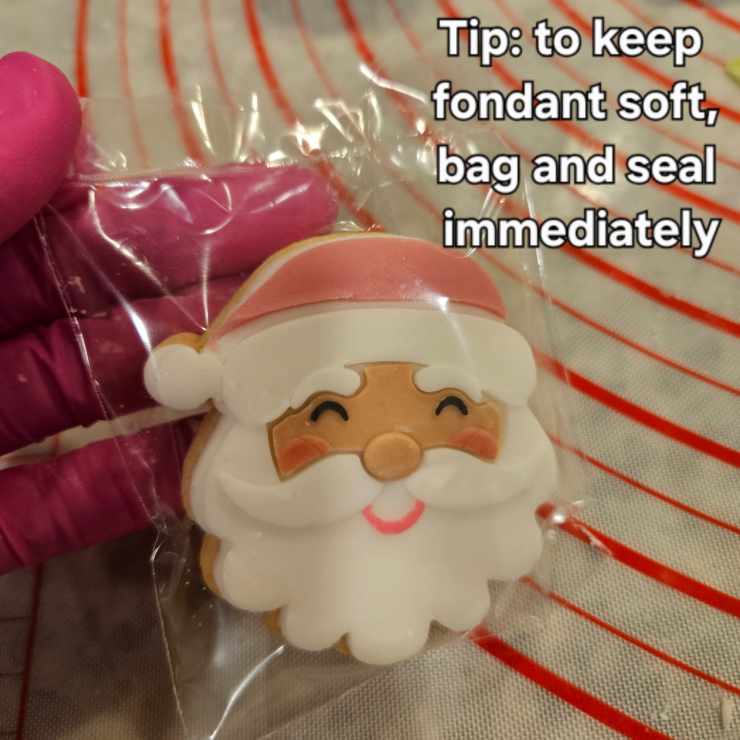 Santa Fondant amd Buttercream Stamp and Cutter Set