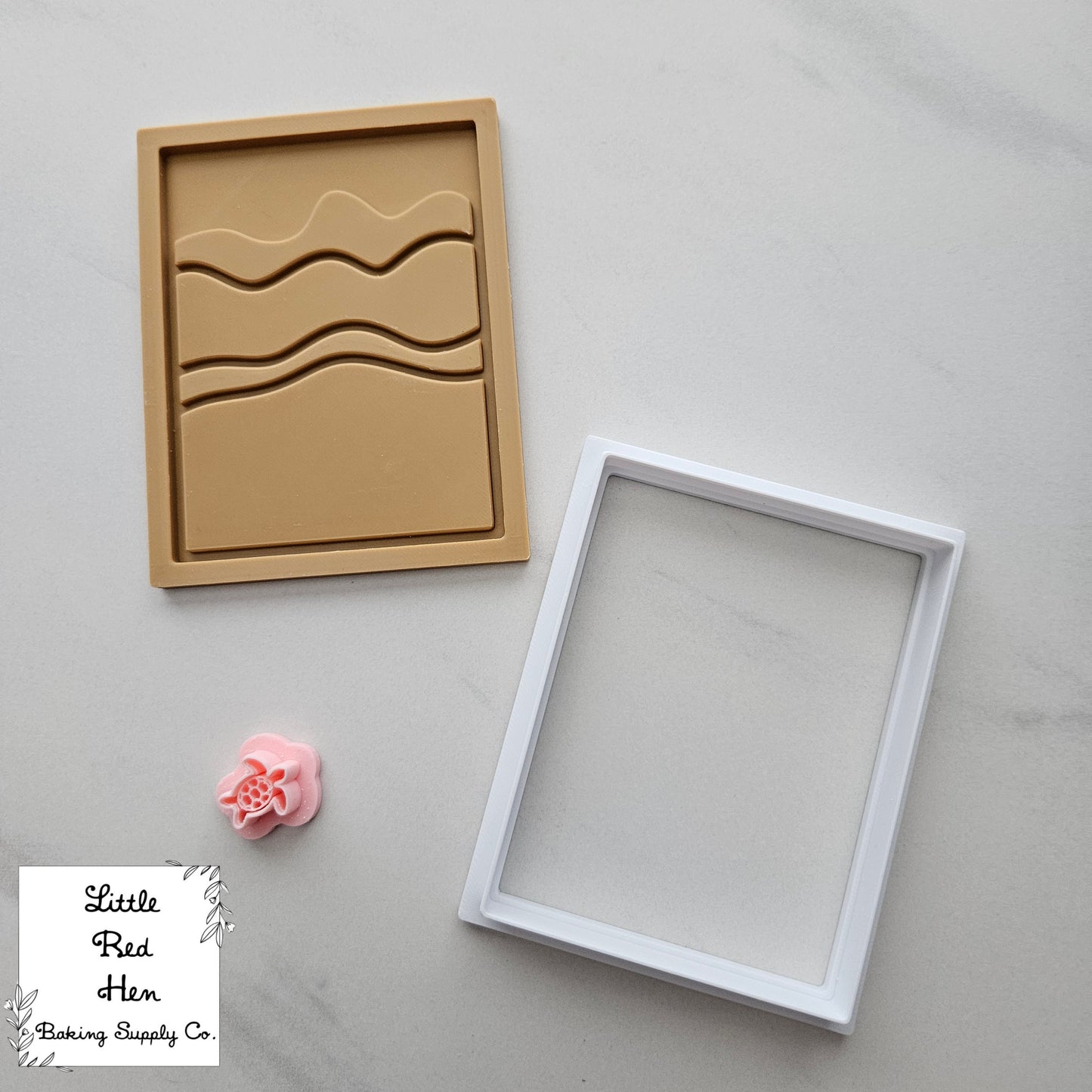 Beach DOUGH STAMP // READY TO FLOOD Stamp and Cookie Cutter Set