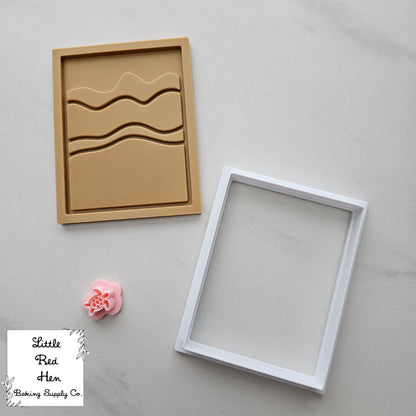 Beach DOUGH STAMP // READY TO FLOOD Stamp and Cookie Cutter Set