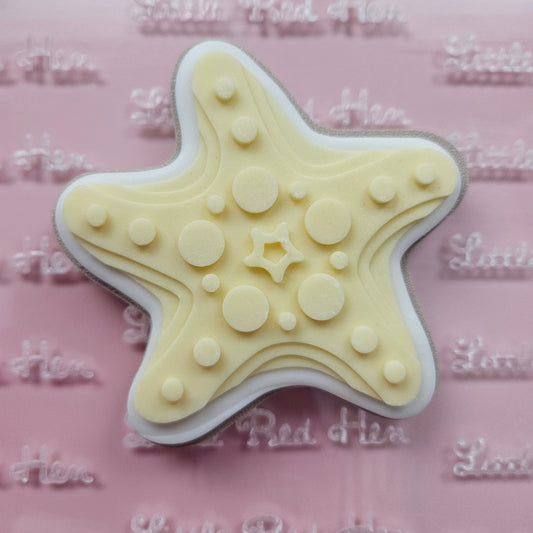Decorative Starfish Fondant and Buttercream Stamp and Cutter Set