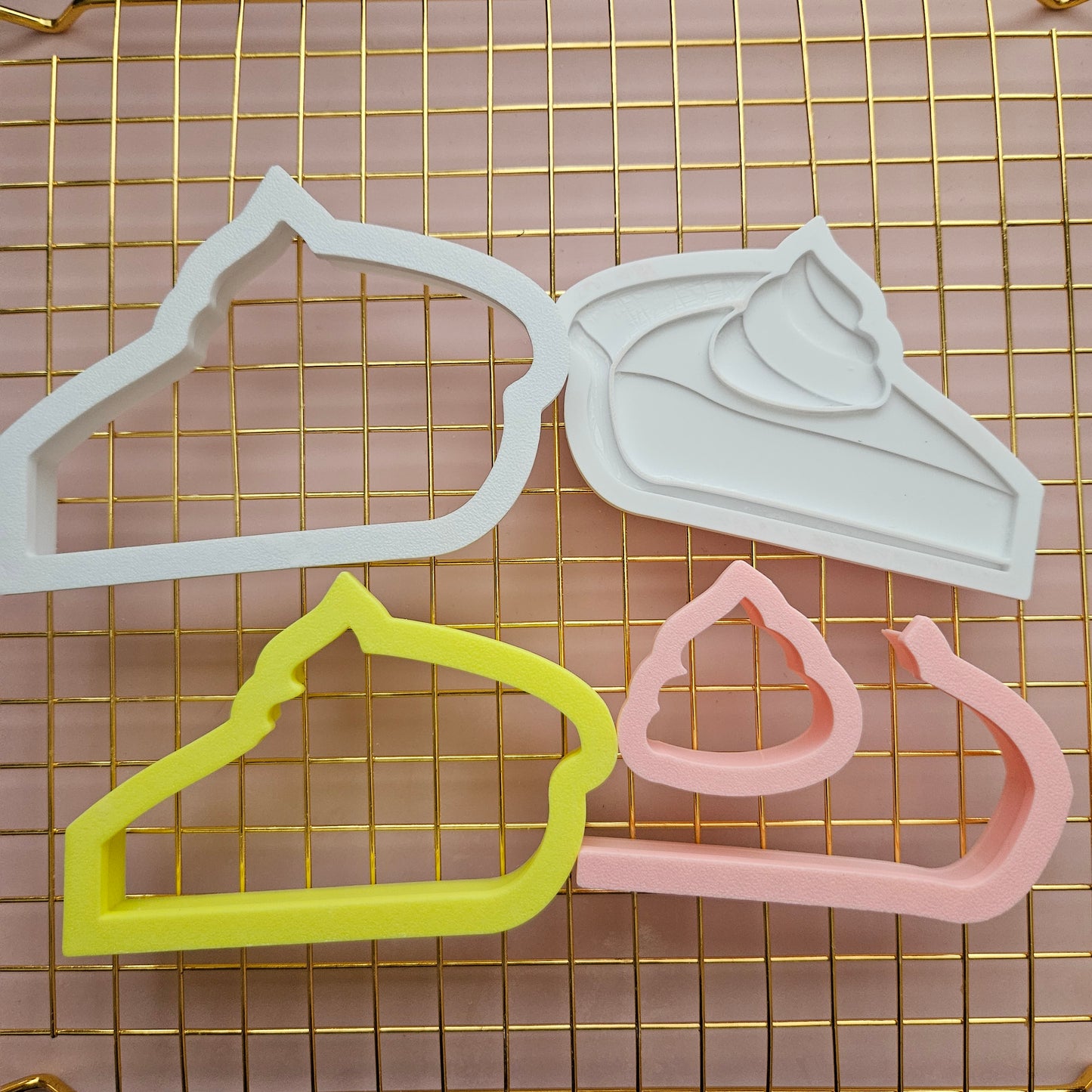 Pumpkin Pie Fondant and Buttercream Stamp and Cutter Set