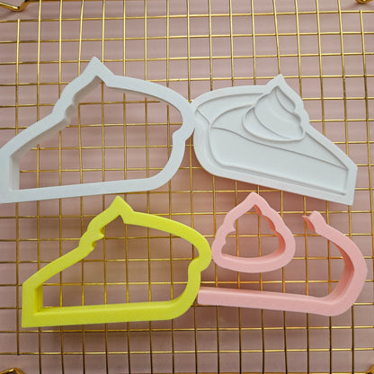 Pumpkin Pie Fondant and Buttercream Stamp and Cutter Set