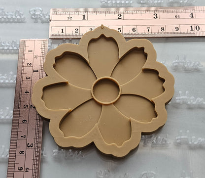 Cosmos Blossom Bloom Buttercream Fondant Stamp and Cookie Cutter Set