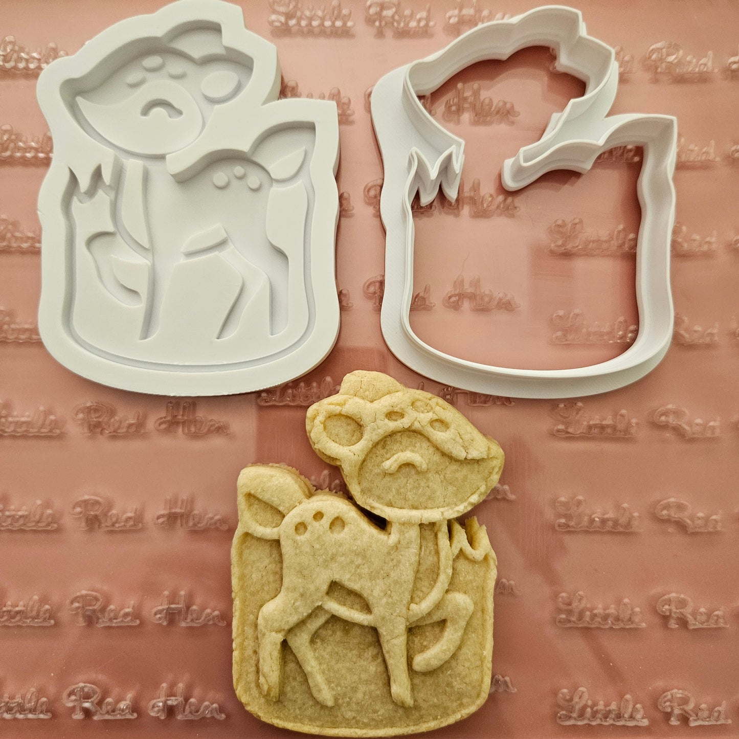 Deer DOUGH STAMP // READY TO FLOOD Stamp and Cookie Cutter Set