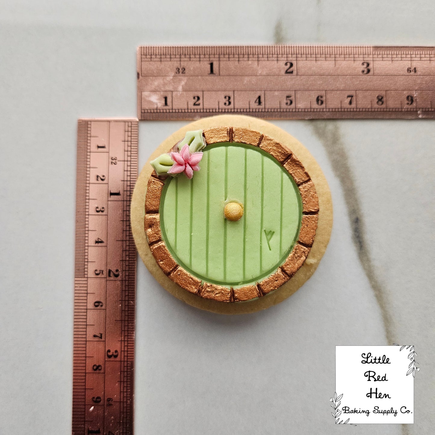 Hobbit Door Buttercream Stamp and Cutter Set