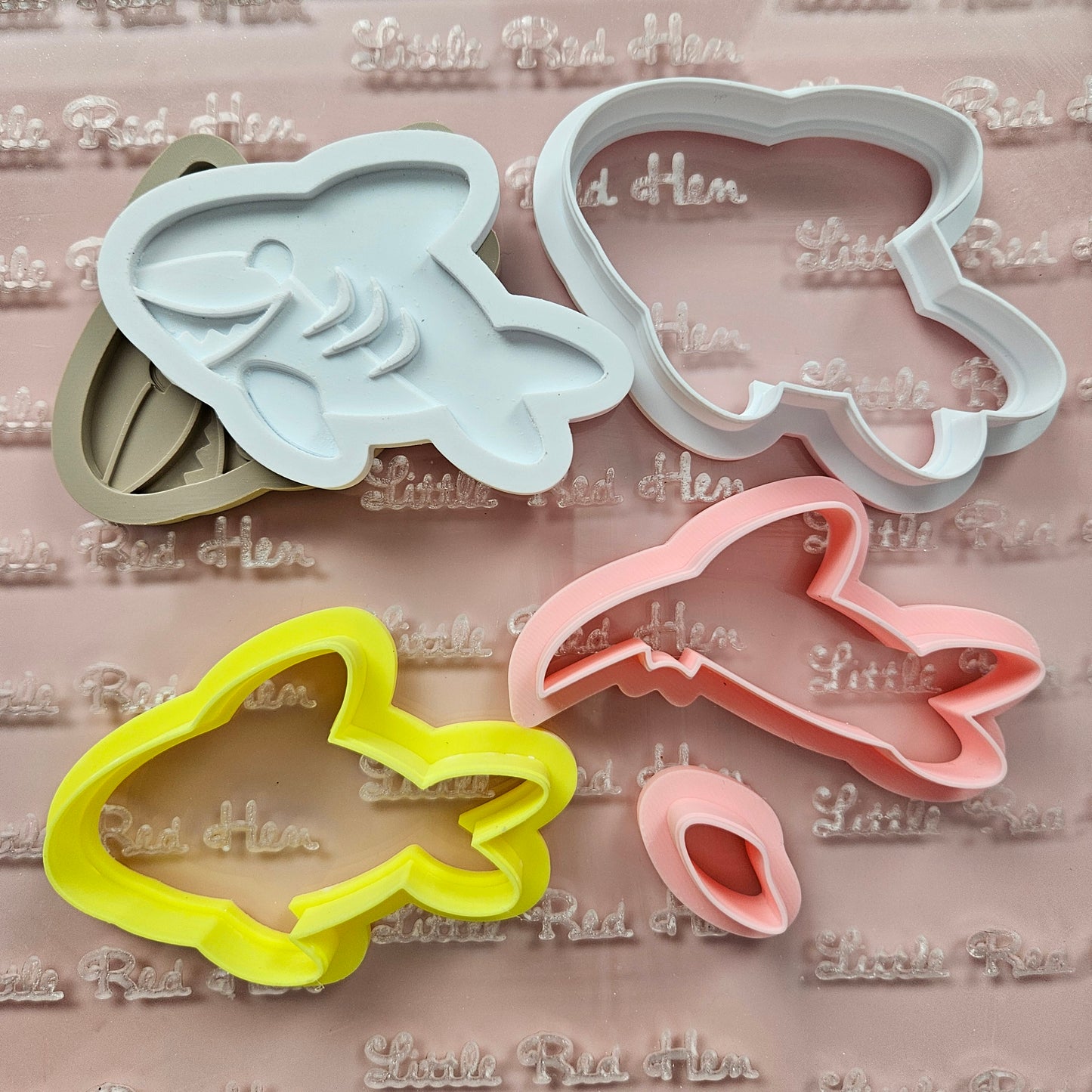 Shark Fondant and Buttercream Stamp and Cutter Set
