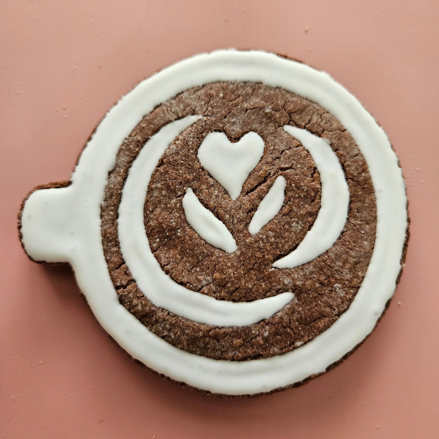 Cappuccino Top DOUGH STAMP // READY TO FLOOD Stamp and Cookie Cutter Set