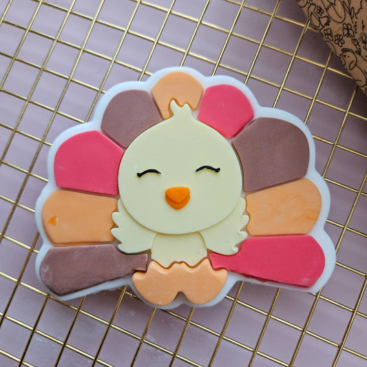Turkey Fondant and Buttercream Stamp and Cutter Set