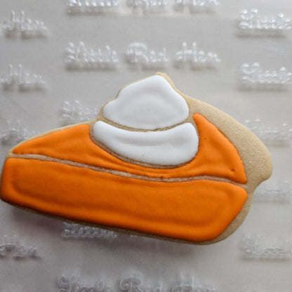 Pie Slice DOUGH STAMP // READY TO FLOOD Stamp and Cookie Cutter Set