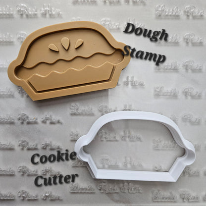 Cute Pie DOUGH STAMP // READY TO FLOOD Stamp and Cookie Cutter Set