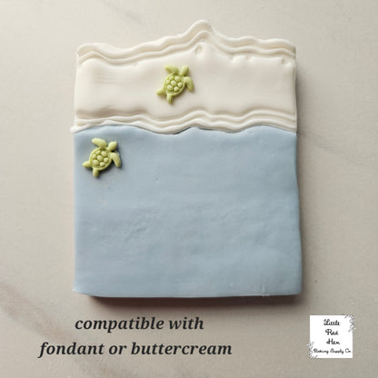 Beach Fondant and Buttercream Stamp and Cutter Set